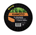 Леска Kamoto TL35200S, крученный квадрат, 3.5мм x 200м