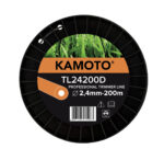 Леска Kamoto TL24200D, круглая, 2.4мм x 200м
